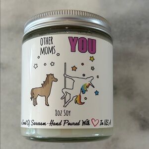 Unicorn Soy Candle - White